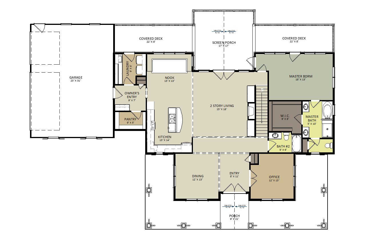 Baldwin First Floor Floor Plan